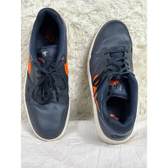 Nike Full Force Low FB1362-400 Mens Dark Obsidian Safety Orange Size 15 Shoes - Picture 1 of 9